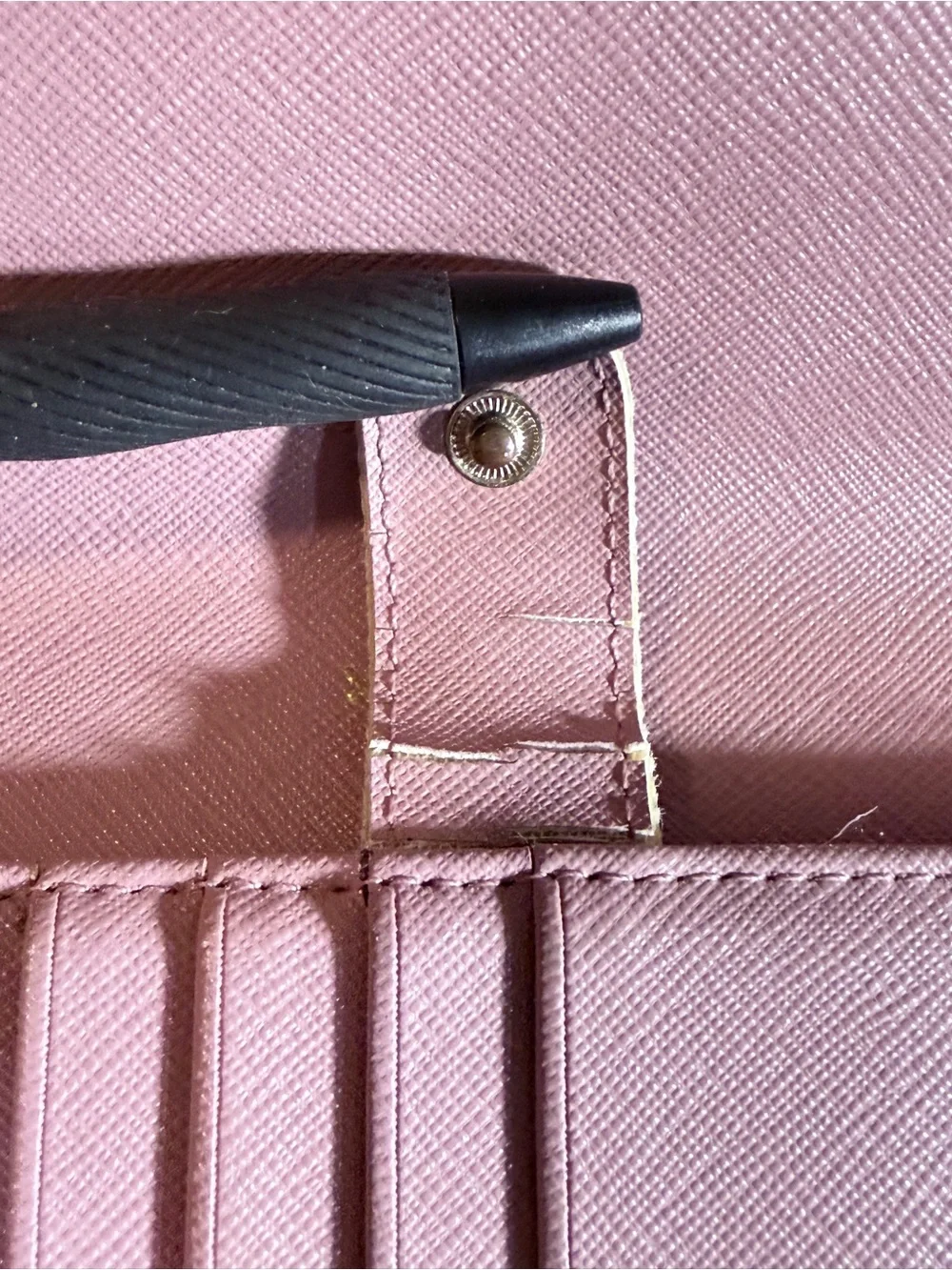 Two rehab wallets Kate Spade pink leather clutch/wallet & Coach pale pink wallet